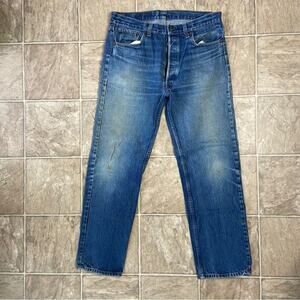 Levi Blue Straight-Leg Vintage Jeans​